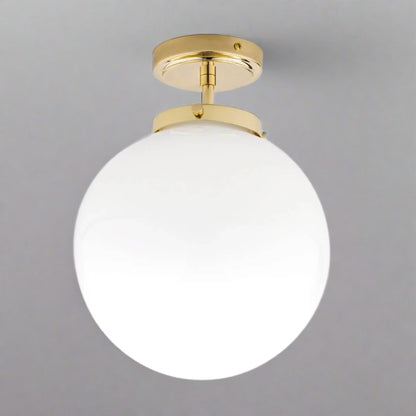 Elegant Round Glass Ceiling Lamp