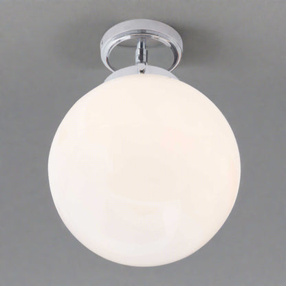 Elegant Round Glass Ceiling Lamp