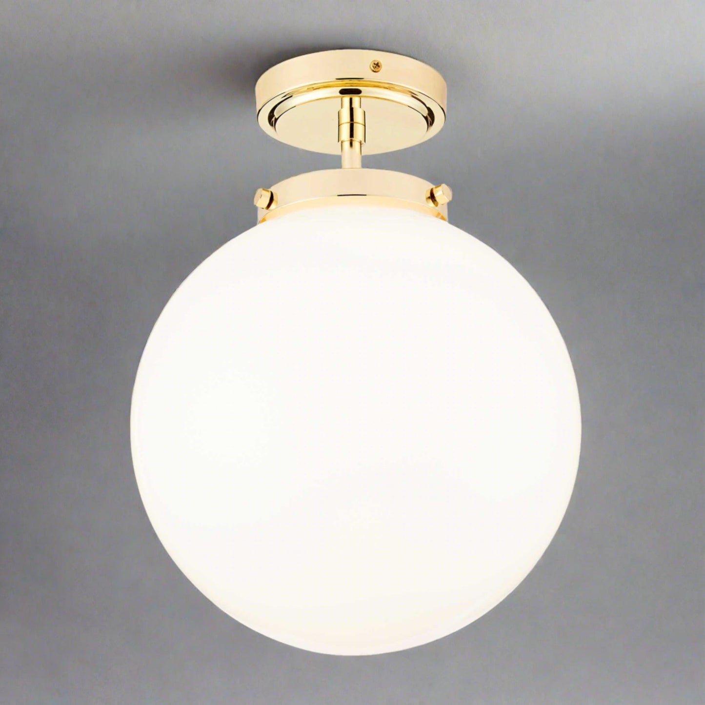 Elegant Round Glass Ceiling Lamp