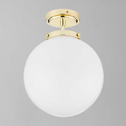Elegant Round Glass Ceiling Lamp