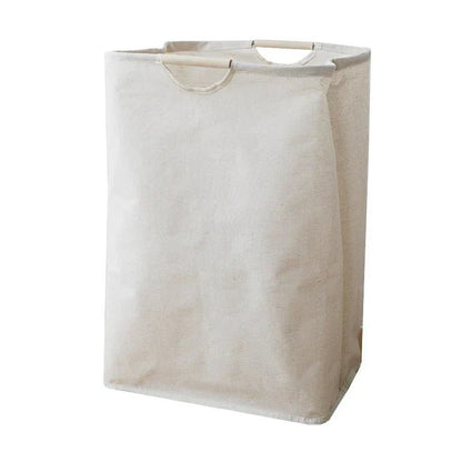 Premium Foldable Laundry Basket - Classic Cotton Storage Hamper