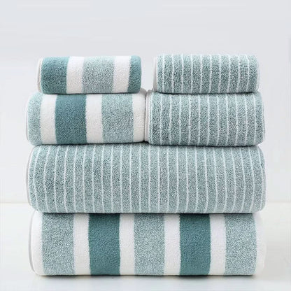 Plush 8-Piece Bath Towel Set - Soft & Absorbent