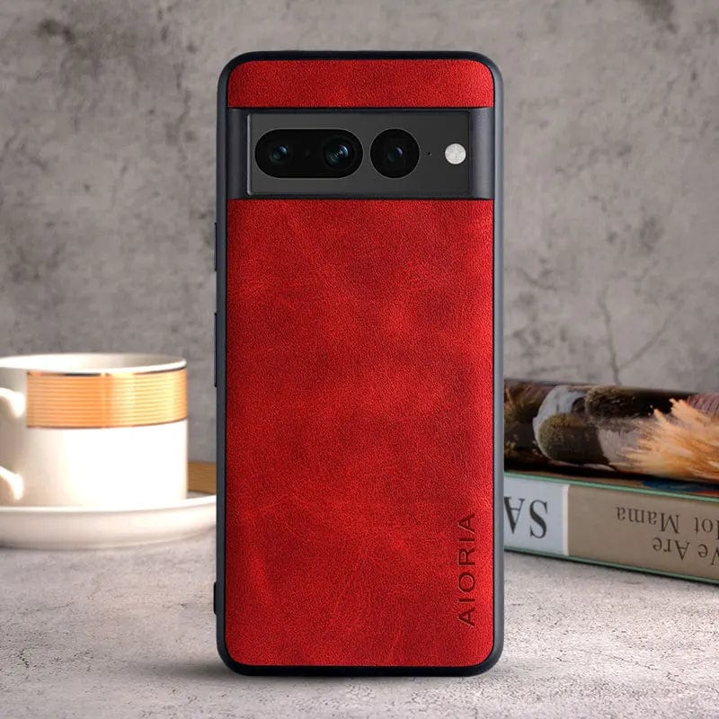 Premium Leather Google Pixel Cases with Shockproof Protection