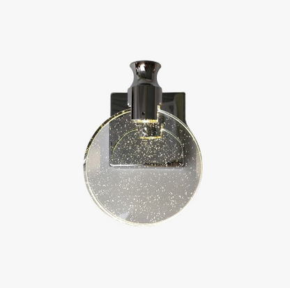 Elegant Crystal Round Wall Light