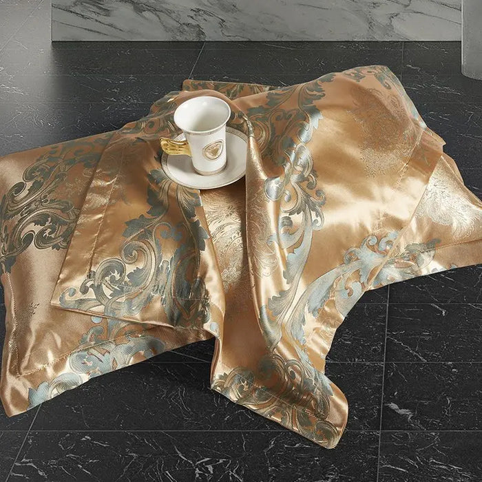Soft Satin Bedding Duvet Cover Set