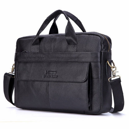 Premium Leather Laptop Messenger Bag