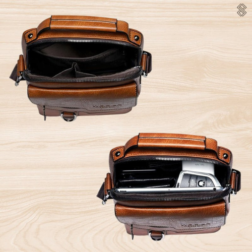 Premium Faux Leather Crossbody Bag