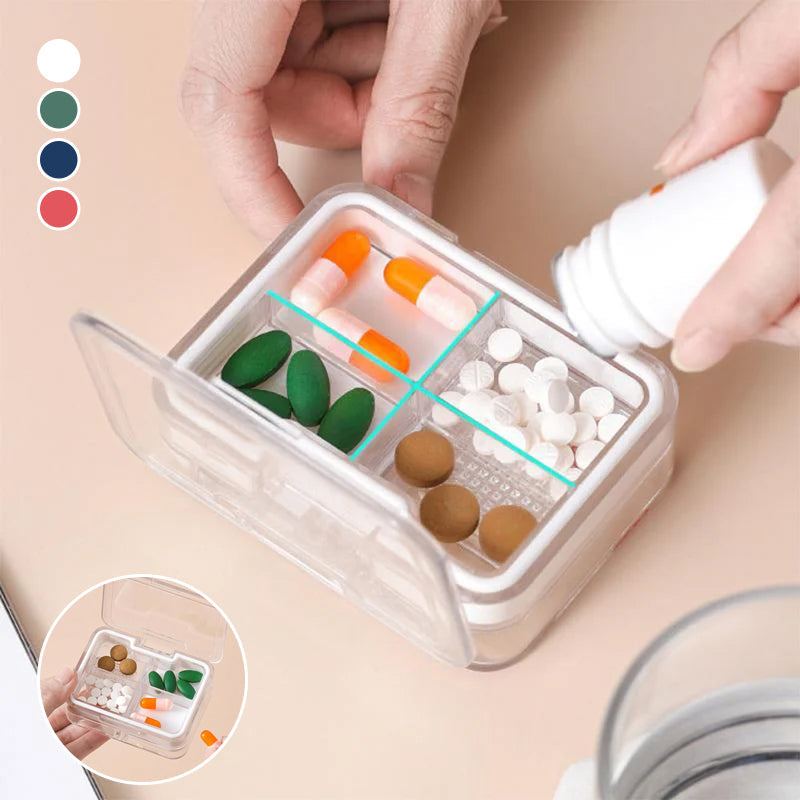 Travel Compact Pill Container