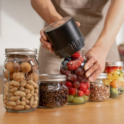 Automatic Food Jar Air Tight Sealer Set