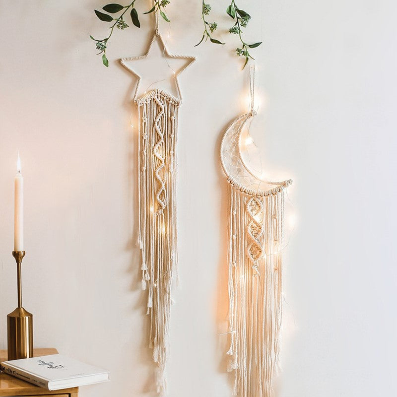 Boho Chic Macrame Wall Hanging Dreamcatcher