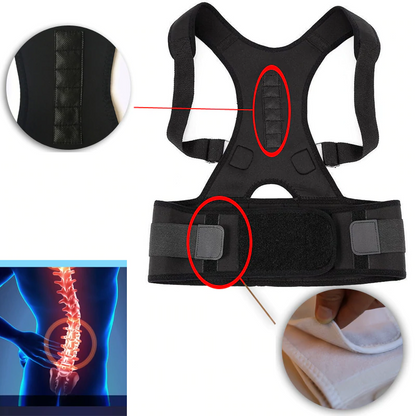 Adjustable Magnetic Posture Corrector Brace - Fesara