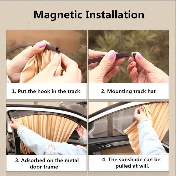 Universal Car Window Sun Shade Curtain