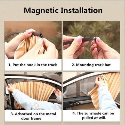 Universal Car Window Sun Shade Curtain