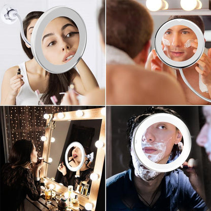 Fesara | 10x Magnifying LED Vanity Mirror