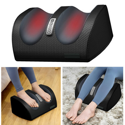 Relaxing Foot Massager with Heat and Adjustable Pressure - Fesara