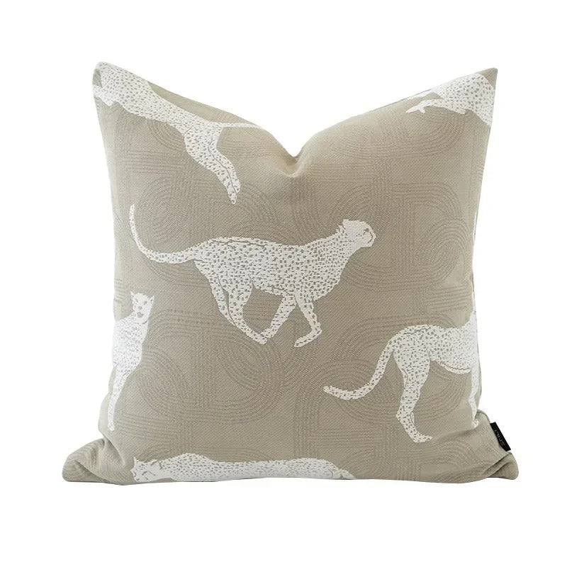 Soft Plush Reversible Geometric Cushion Cover