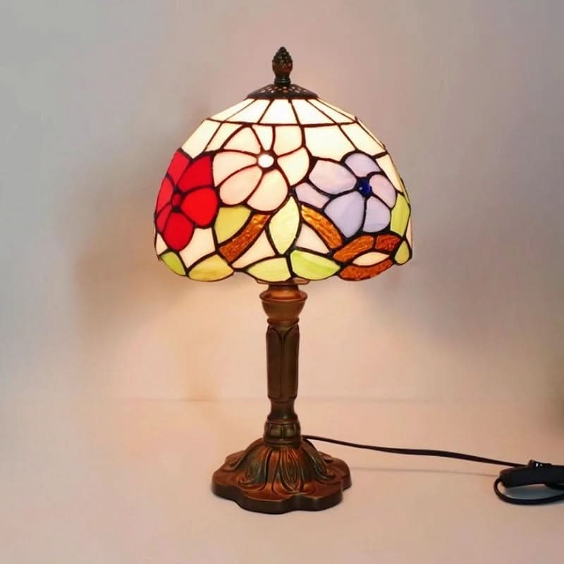 Vintage Style Glass LED Table Light Fixture