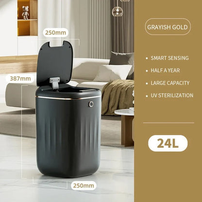 Automatic Touchless Trash Can with UV Sanitizer