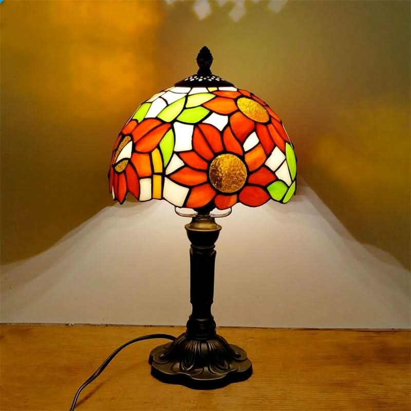 Vintage Style Glass LED Table Light Fixture