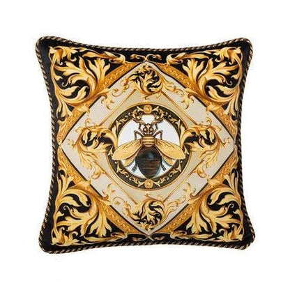 Premium Golden Pillowcase with Bee Pattern for Sophisticated Homes