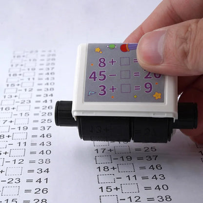 Fun Math Educational Stamp Roller