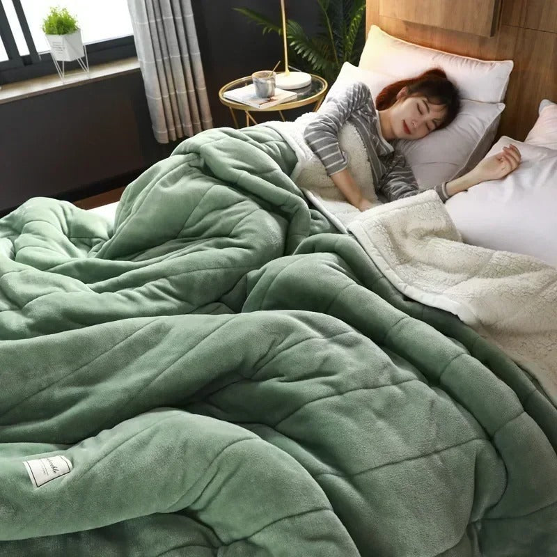 Cozy Plush Throw Blanket for Winter Nights