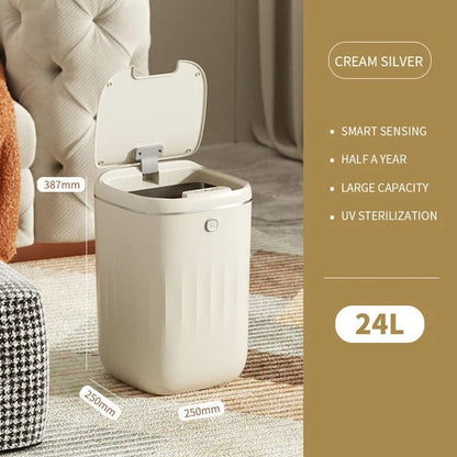 Automatic Touchless Trash Can with UV Sanitizer