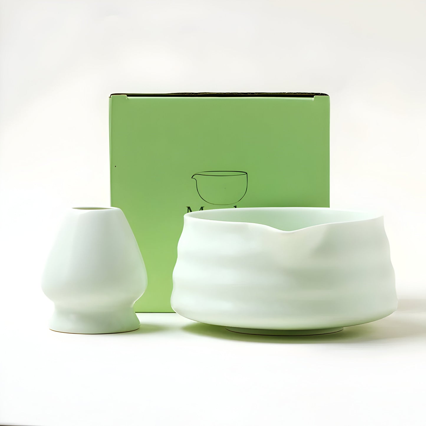 Green Tea Ceramic Cup Set