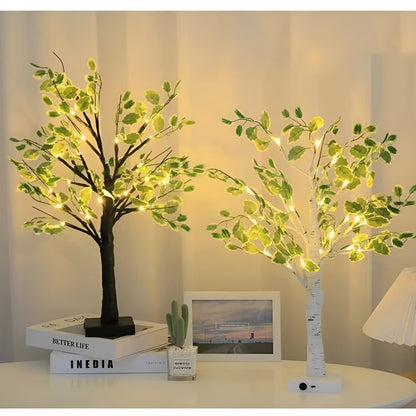Stylish Tree Shaped Desk Lamp with Soft LED Light