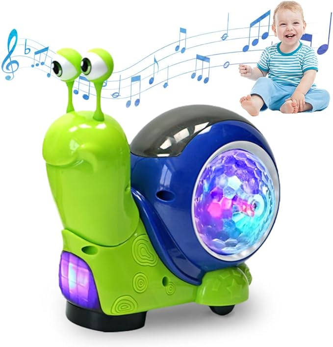 Colorful Singing Snail Night Light Toy
