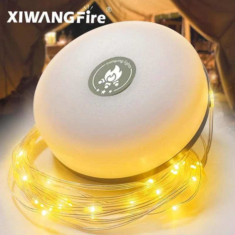 Bright Solar Powered Patio String Lights