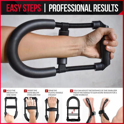 Compact Hand Grip Strengthener Exercise Trainer