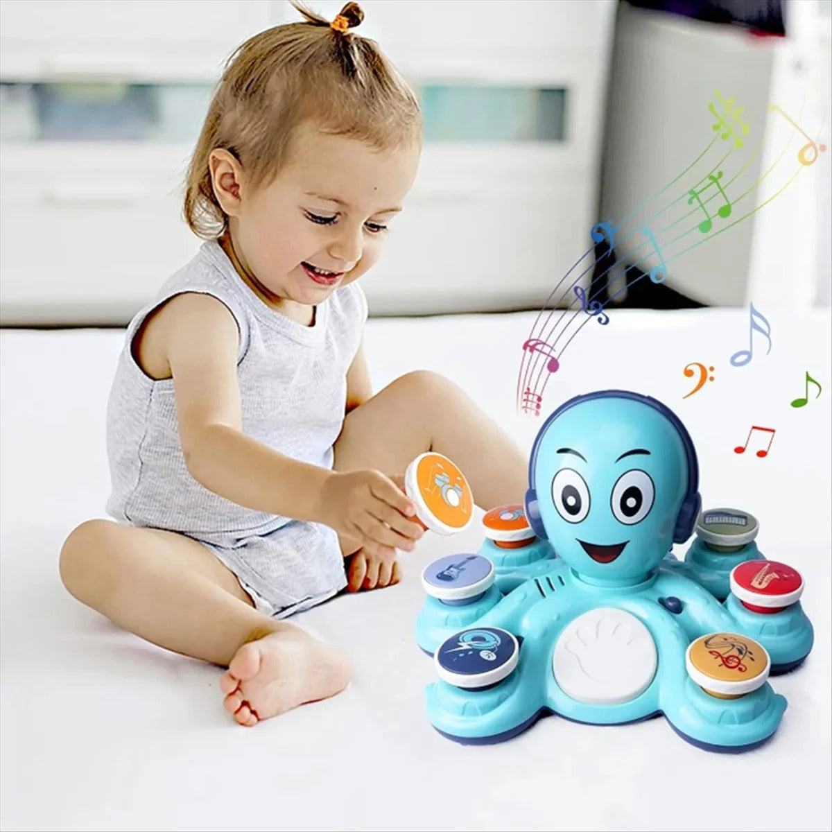 Colorful Octopus Music Toy - Fesara