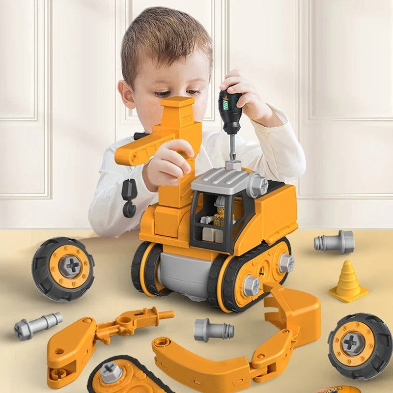Ultimate Kids Building Car Kit - 120 Piece Playset - Fesara