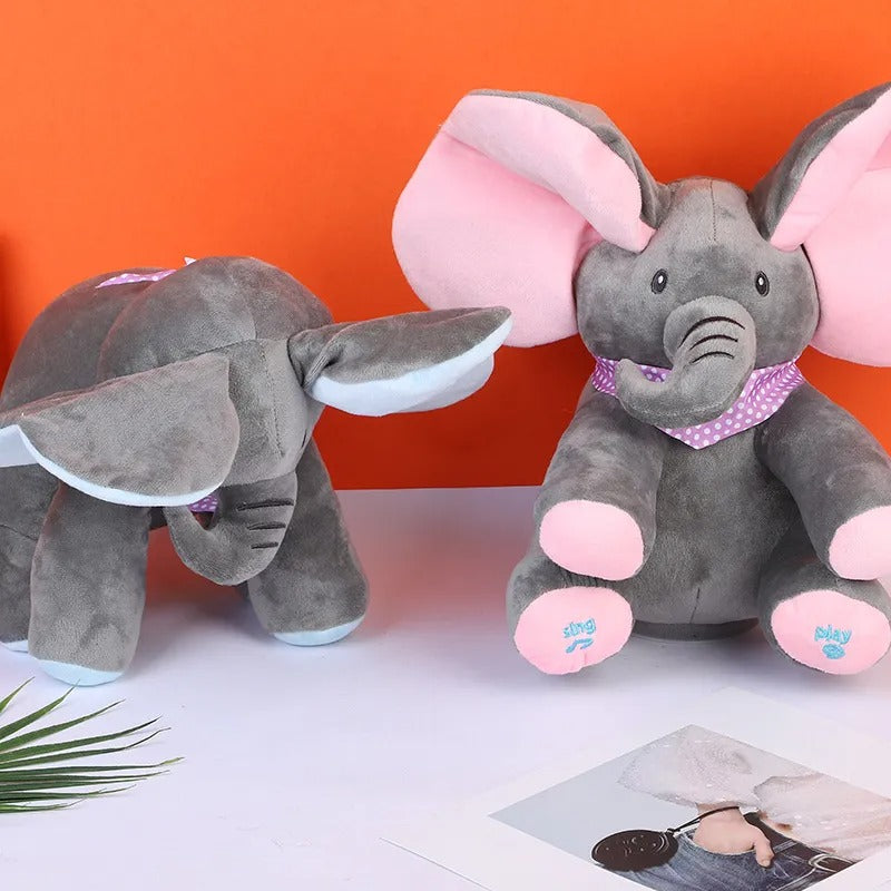Cute Elephant Soft Talking Toy
