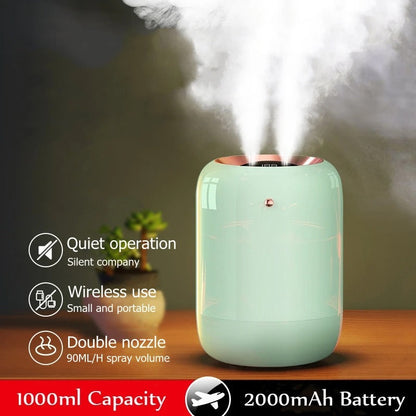 Compact UV Air Purifier Humidifier for Clean Air