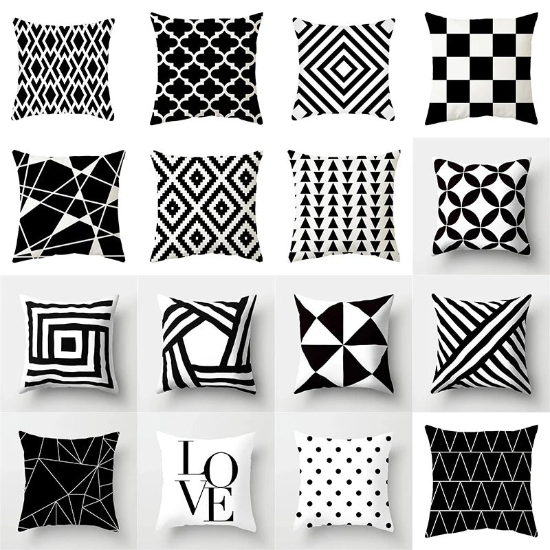 Decorative Patterned Pillow Cover for Home Decor