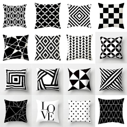Decorative Patterned Pillow Cover for Home Decor