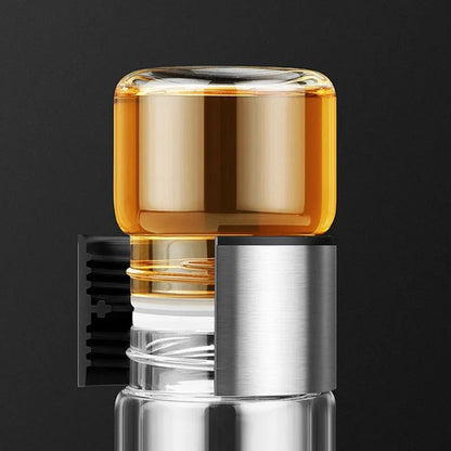Clear Insulated Water Bottle with Infuser