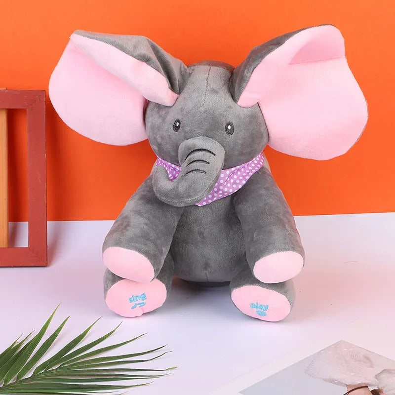Cute Elephant Soft Talking Toy