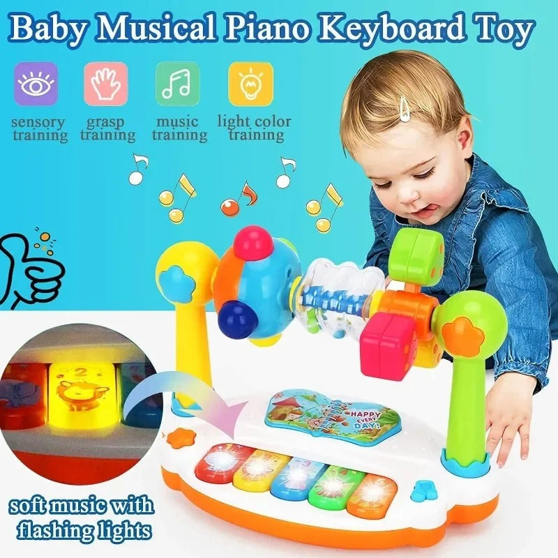 Fun Musical Baby Keyboard Toy with Lights & Sounds