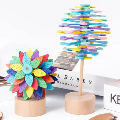Classic Wood Fidget Spinner Toy