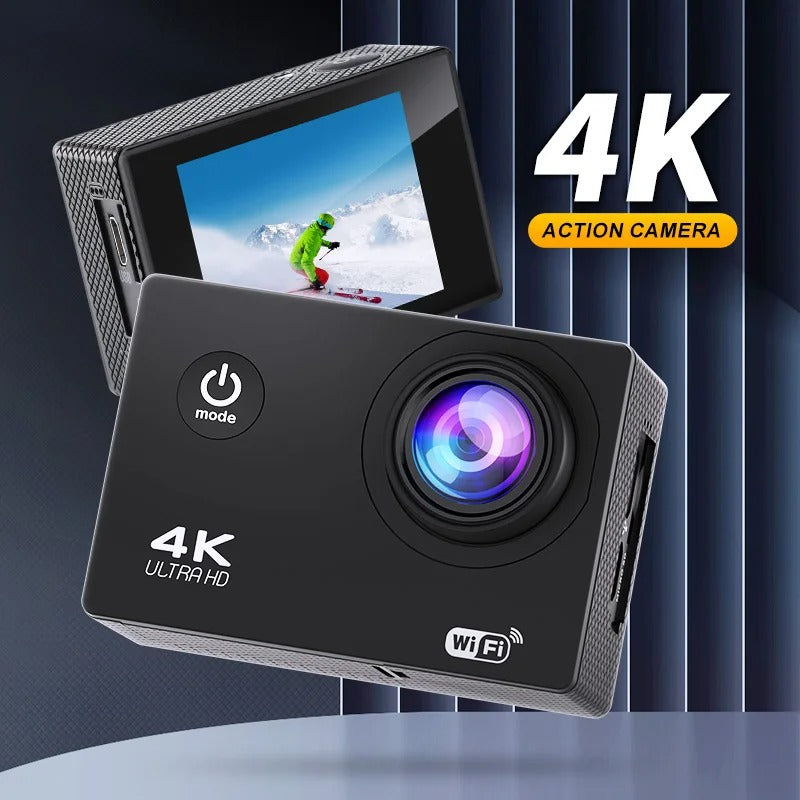 4K Action Camera Wifi Waterproof for Vlogging Sports