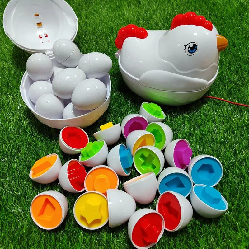Educational Colorful Wooden Shape Sorter Toy