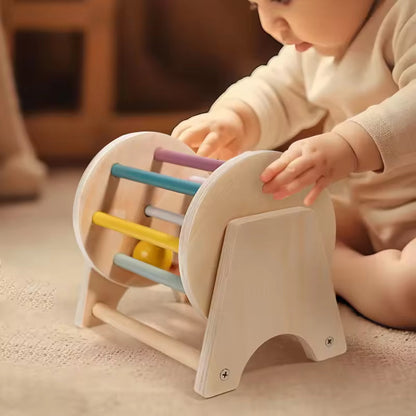 Natural Wood Educational Toy Box - Fesara