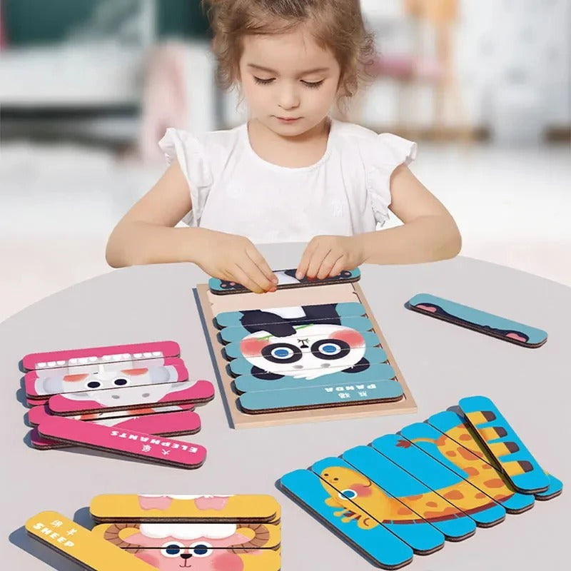 Educational Wooden Learning Puzzle - Fesara