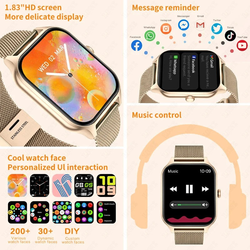 Stylish Ladies Smart Watch with Fitness Tracker