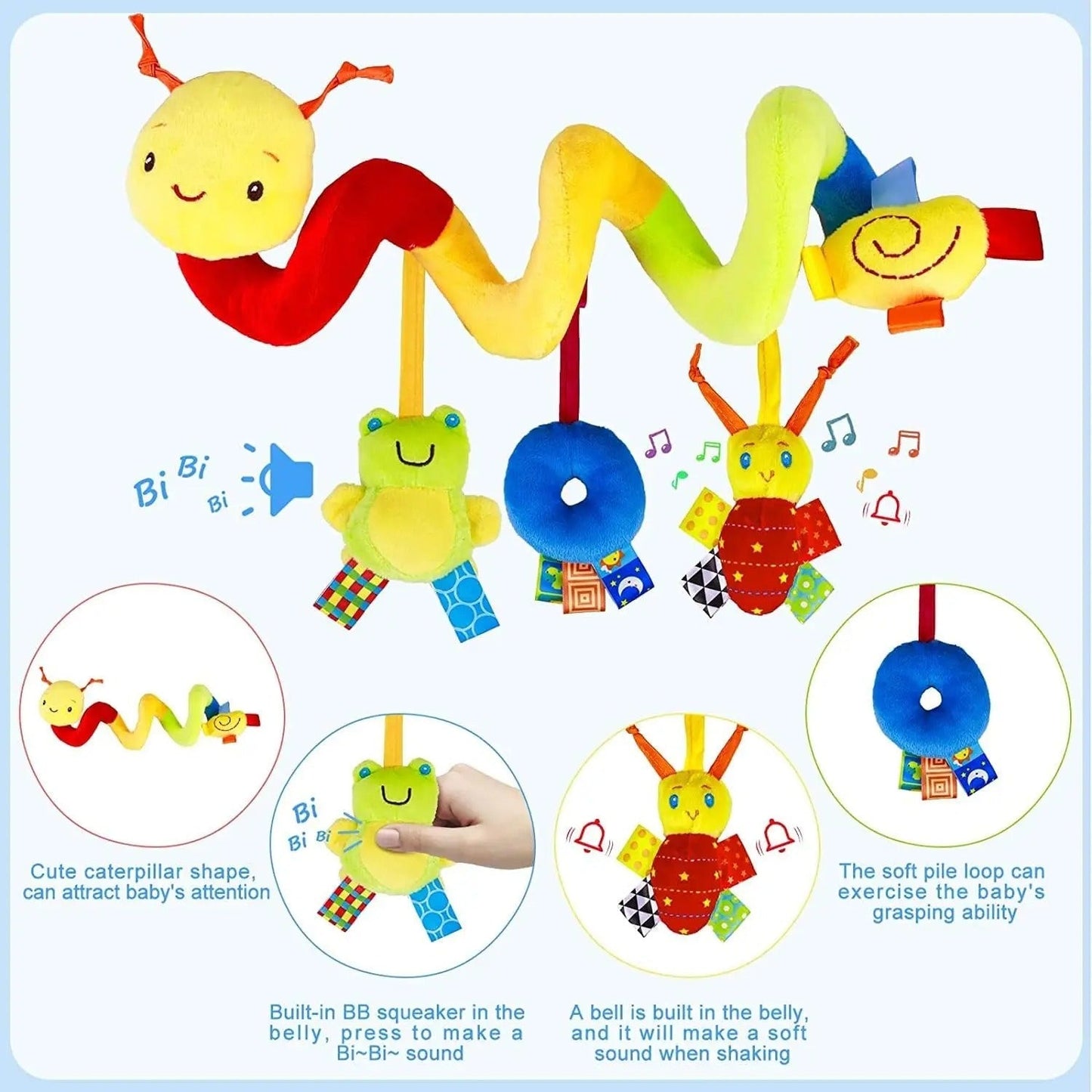 Fun 3 in 1 Baby Rattle Toy Set