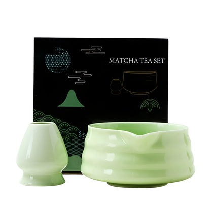 Green Tea Ceramic Cup Set