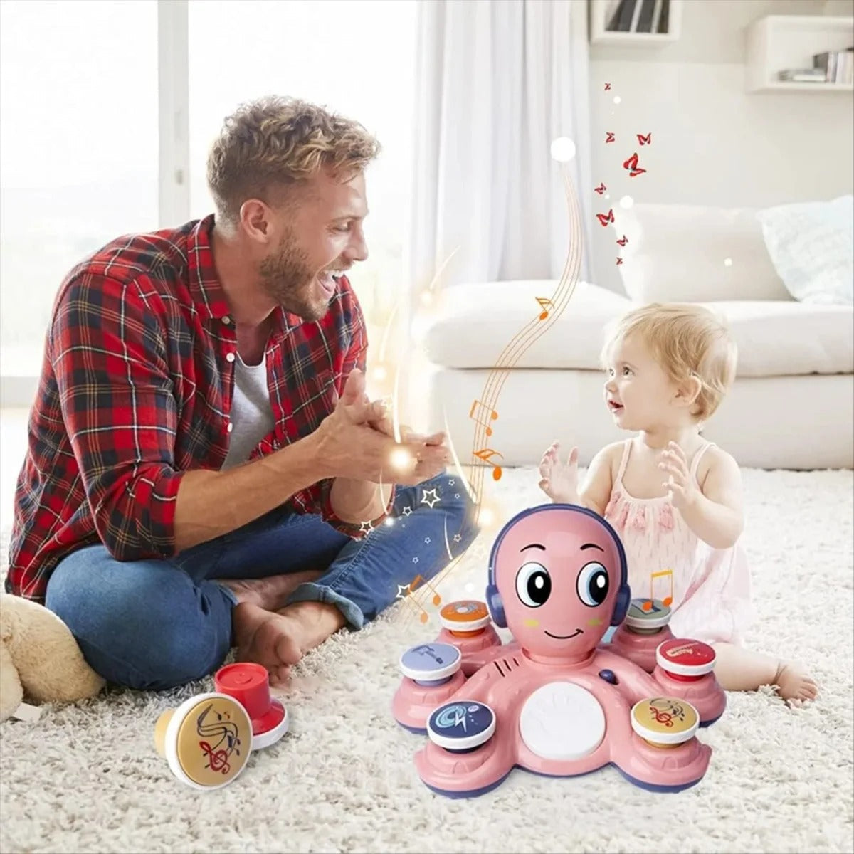 Colorful Octopus Music Toy